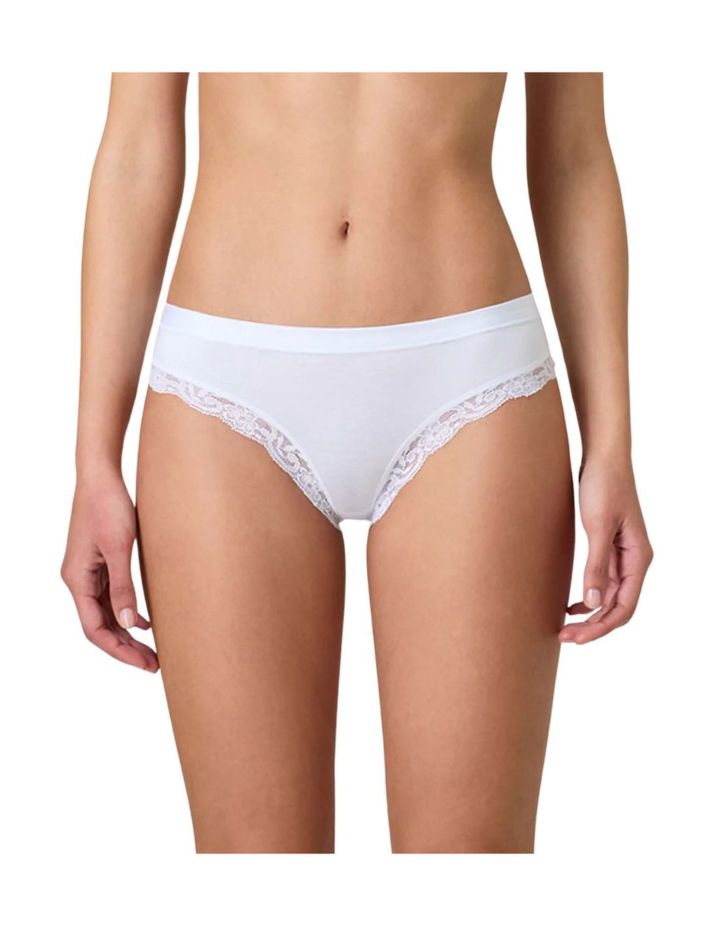 Slip donna in cotone modal con pizzo Jadea 518